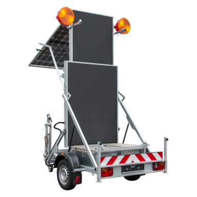 VMS varnostna prikolica s solarno opremo