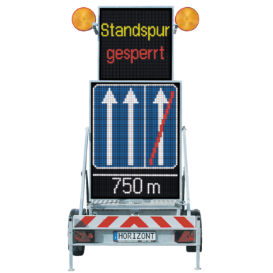 VMS varnostna prikolica LED