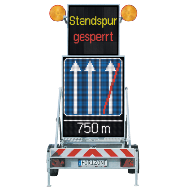 VMS varnostna prikolica LED